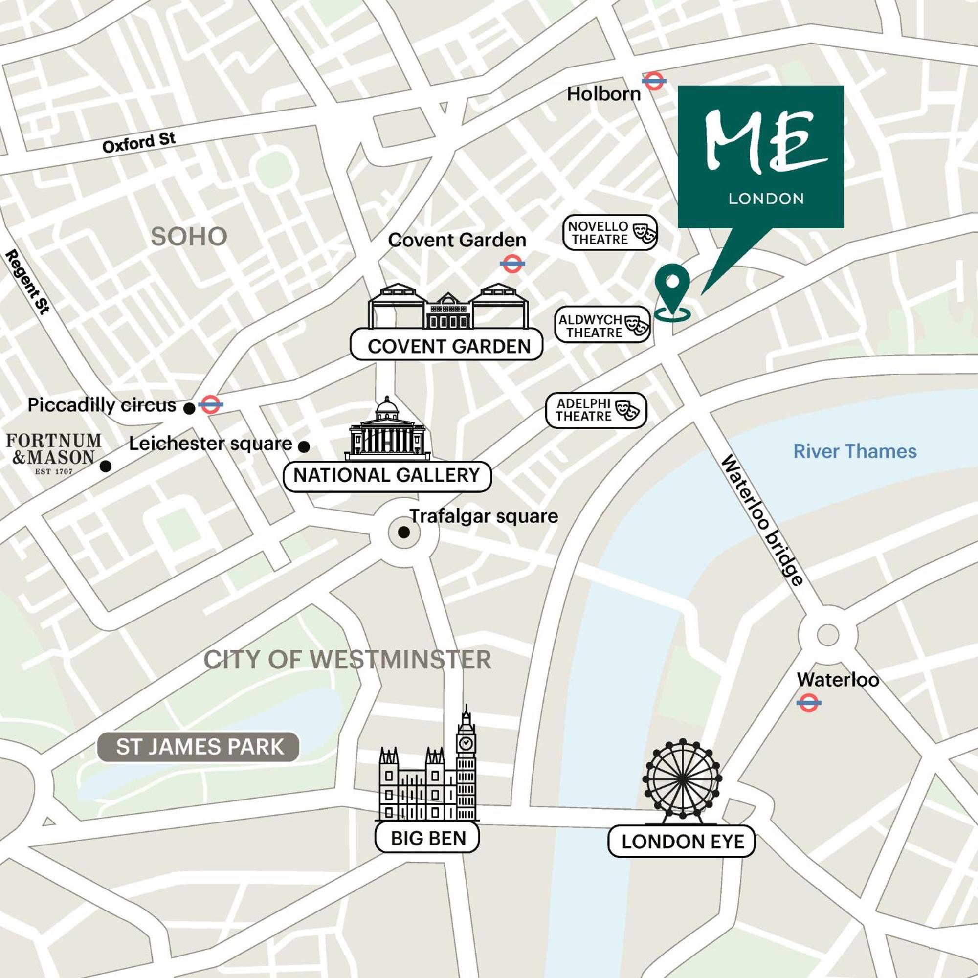 Hotel Me London By Melia - Covent Garden Esterno foto Location of ME London